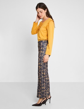 Pantalón Valeria by Trucco straight para mujer