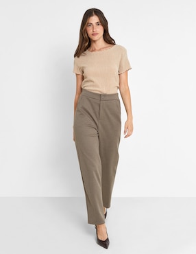 Pantalón Valeria by Trucco straight para mujer