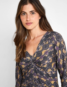 Vestido midi casual Valeria by Trucco para mujer