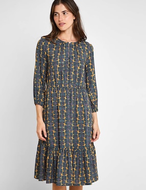 Vestido 3/4 casual Valeria by Trucco para mujer