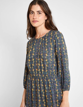 Vestido 3/4 casual Valeria by Trucco para mujer