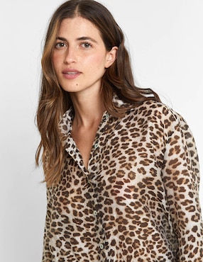 Blusa manga larga para mujer