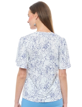 Blusa Alexis manga corta para mujer
