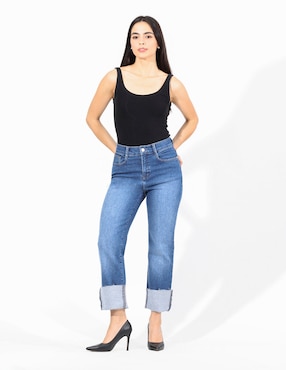 Jeans wide leg Oh Pomp para mujer