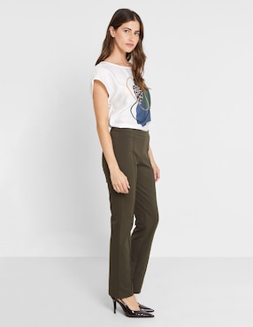 Pantalón Valeria By Trucco straight para mujer