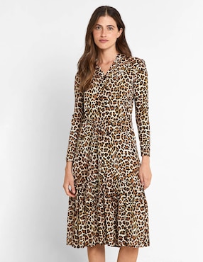 Vestido midi formal Valeria by Trucco para mujer
