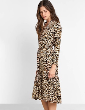 Vestido midi formal Valeria by Trucco para mujer