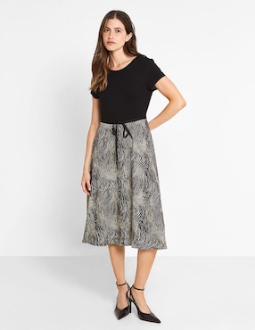 Vestido midi casual Valeria by Trucco para mujer