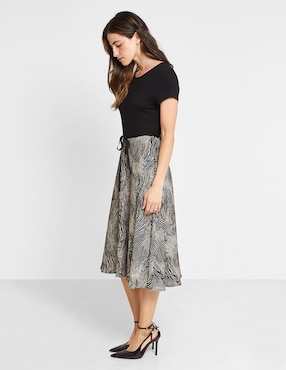 Vestido midi casual Valeria by Trucco para mujer