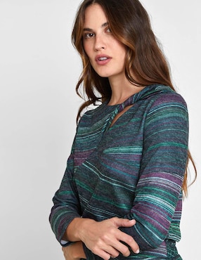Blusa Valeria By Trucco manga larga para mujer