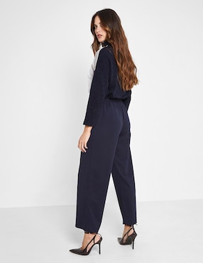 Pantalón de vestir Valeria By Trucco straight para mujer