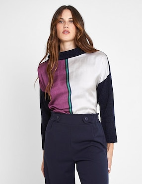 Pantalón de vestir Valeria By Trucco straight para mujer