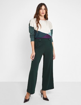 Pantalón de vestir amplio para mujer