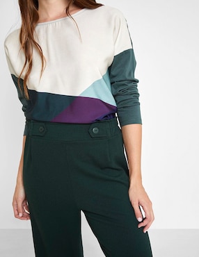 Pantalón de vestir amplio para mujer
