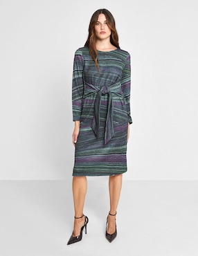 Vestido arriba de la rodilla casual Valeria by Trucco para mujer