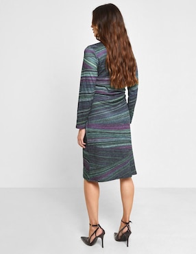 Vestido arriba de la rodilla casual Valeria by Trucco para mujer