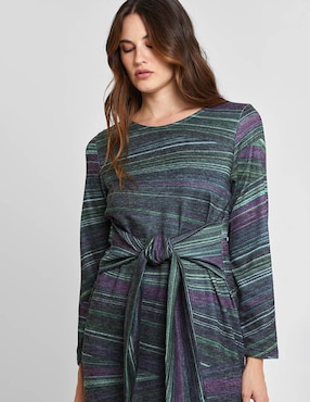 Vestido arriba de la rodilla casual Valeria by Trucco para mujer