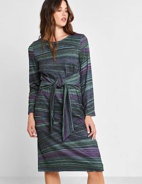 Vestido arriba de la rodilla casual Valeria by Trucco para mujer