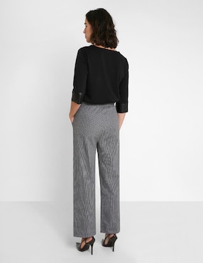 Pantalón de vestir Valeria by Trucco straight para mujer