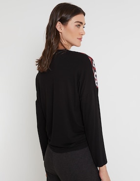 Blusa manga larga para mujer