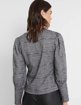 Blusa manga larga para mujer