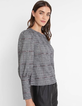 Blusa manga larga para mujer