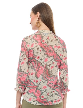 Blusa Alexis manga 3/4 para mujer