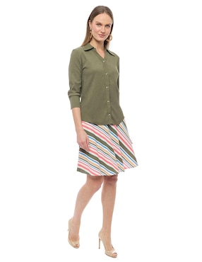 Blusa Alexis manga 3/4 para mujer