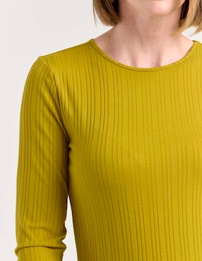 Blusa Liz&Co By Liz Claiborne manga larga para mujer