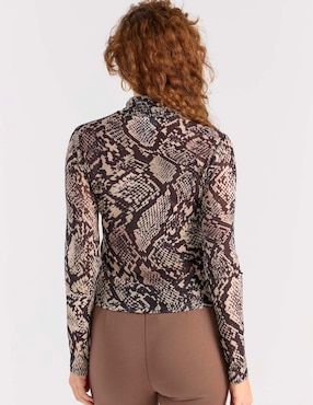 Blusa Liz&Co By Liz Claiborne manga larga para mujer