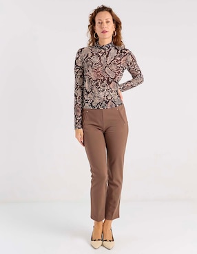 Blusa Liz&Co By Liz Claiborne manga larga para mujer