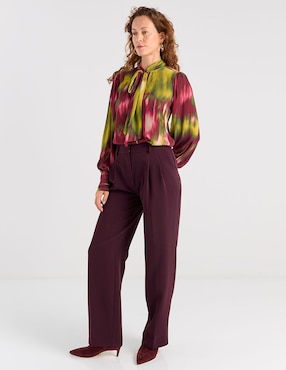 Blusa Liz&Co By Liz Claiborne manga larga para mujer