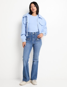 Jeans flare Oh Pomp para mujer