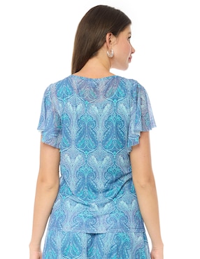 Blusa Alexis manga corta para mujer