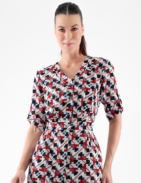 Jumpsuit Pierre Cardin formal estampado para mujer