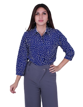 Blusa manga 3/4 para mujer
