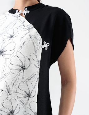 Blusa manga corta para mujer