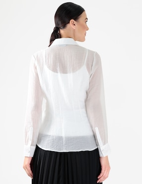 Blusa manga larga para mujer