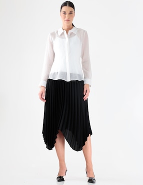 Blusa manga larga para mujer