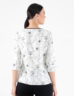 Blusa manga 3/4 para mujer
