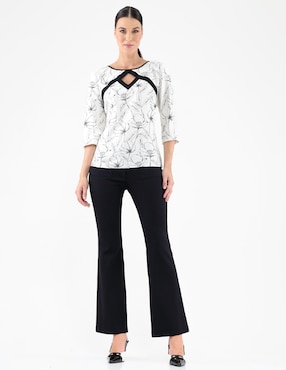 Blusa manga 3/4 para mujer
