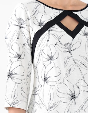 Blusa manga 3/4 para mujer