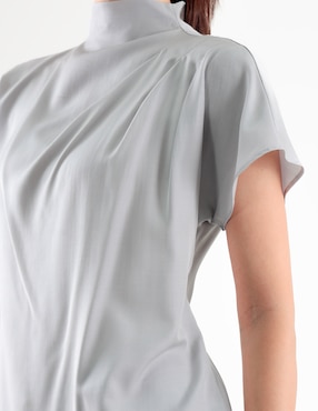 Blusa manga corta para mujer