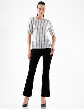 Blusa manga corta para mujer