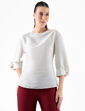 Blusa manga 3/4 para mujer