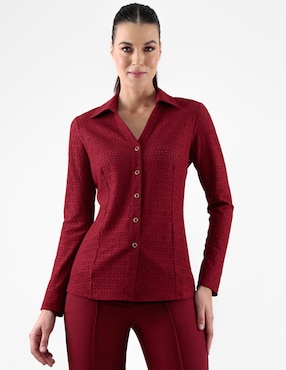 Blusa manga larga para mujer