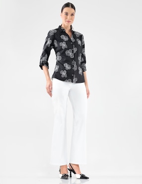 Blusa manga 3/4 para mujer