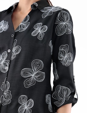 Blusa manga 3/4 para mujer