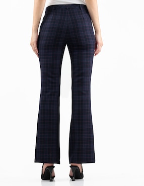 Pantalón flare regular para mujer