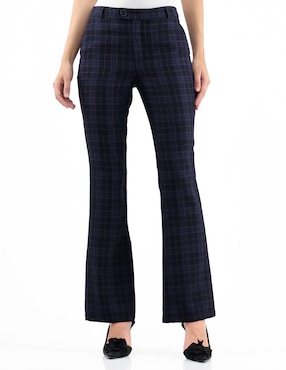 Pantalón flare regular para mujer